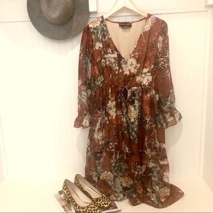 Anthropologie Floral Dress sz6